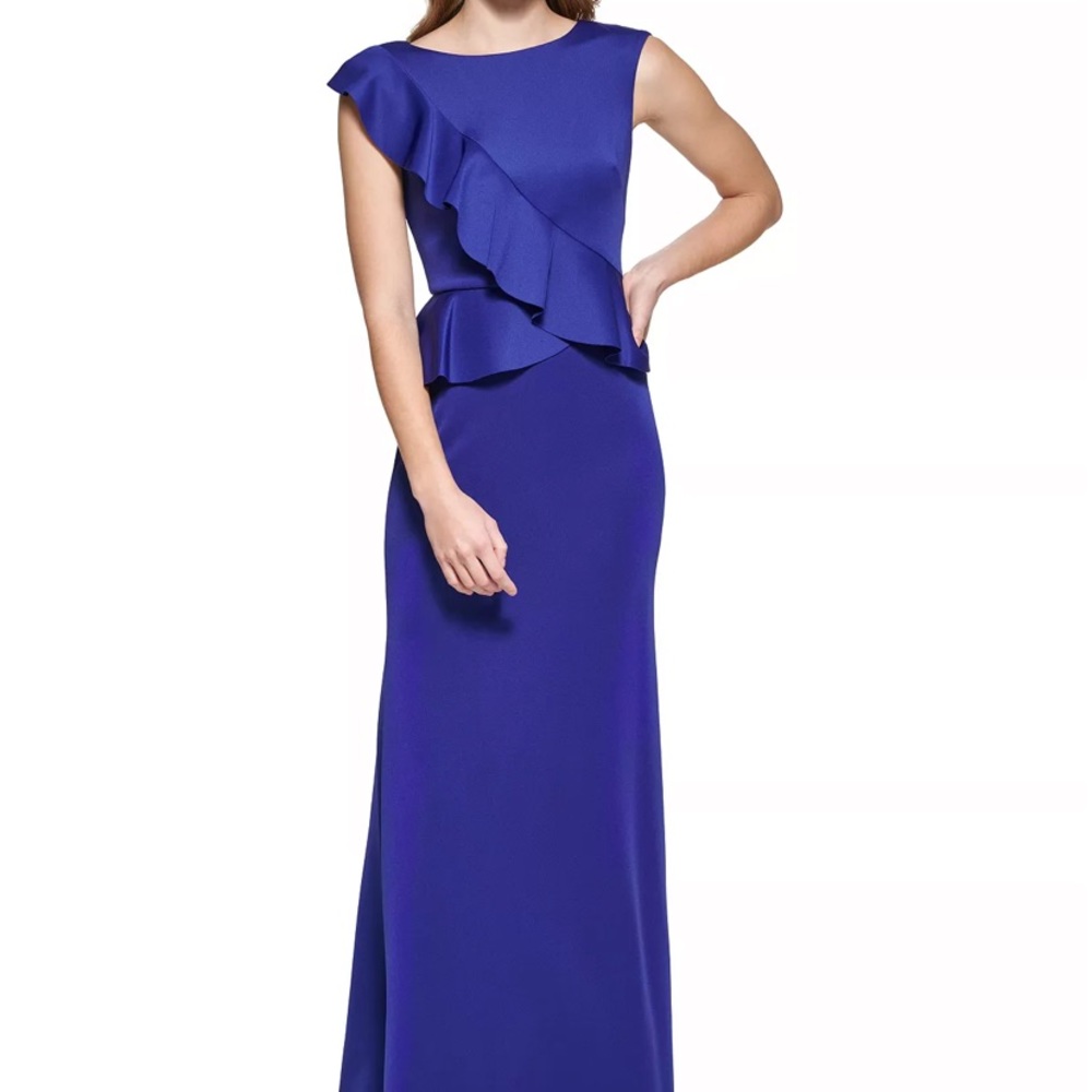 Jessica Howard Ruffled Gown BRAND NEW with tag